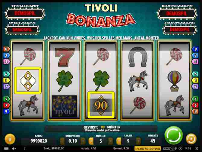 Spilleautomat Bonanza (Tivoli casino)