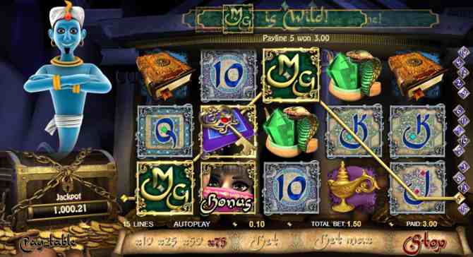 Spilleautomat Millionaire Genie
