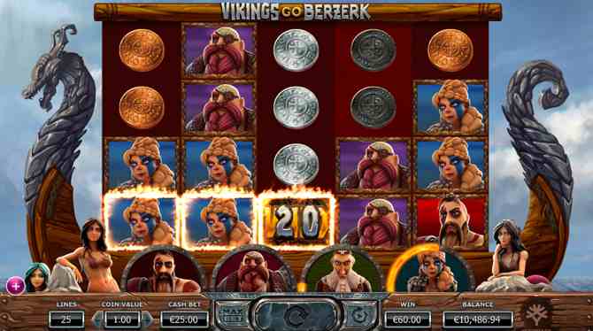 Spilleautomat Vikings Go Berzerk (Casumo)